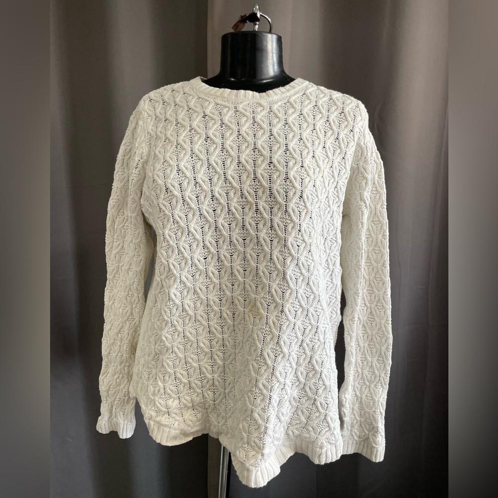 White Jeanne Pierre sweater
